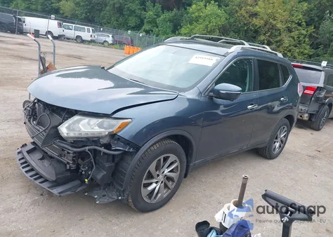 2014 Nissan Rogue Sl from USA, damaged, VIN 5N1AT2MV5EC798364